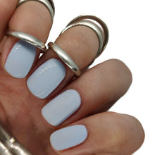 Load image into Gallery viewer, baby blue gel polish nails nail manicure pale pastel summer spring