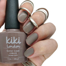 Load image into Gallery viewer, brown taupe mauve metallic shimmer purple gel polish gellack gellac manicure nail nails fall autumn dark winter festive