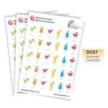 Load image into Gallery viewer, Cocktail Nail Decals