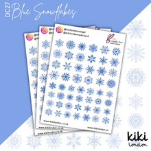 Load image into Gallery viewer, Blue Snowflakes