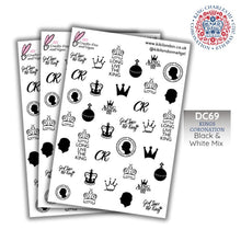 Load image into Gallery viewer, Kings Coronation Black & White Mix