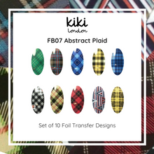 Load image into Gallery viewer, Abstract Plaid - Transfer Foils