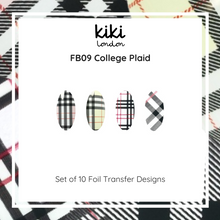 Load image into Gallery viewer, College Plaid - Transfer Foils