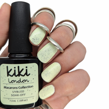 Load image into Gallery viewer, lime green yellow pastel gel polish nail art duck egg gellack summer spring macaron