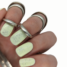 Load image into Gallery viewer, lime green yellow pastel gel polish nail art duck egg gellack summer spring macaron