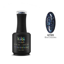 Load image into Gallery viewer, Blue Dazzles (Glitter Top Coat)