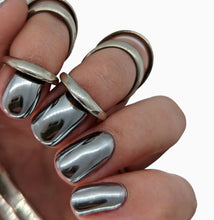 Load image into Gallery viewer, Silver Mirror Chrome Powder