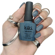 Load image into Gallery viewer, grey dark gel polish nails nail charcoal deep polish high pigment