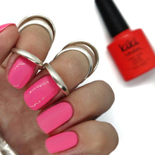 Load image into Gallery viewer, party punch nail gel nails gellack gellac manicure pink coral bright summer spring light pretty orange peach soft pink