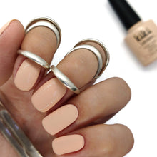 Load image into Gallery viewer, yellow gel polish nails nail manicure summer light vanilla gellack gellac nude natural neutral spring summer