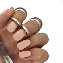 Load image into Gallery viewer, yellow gel polish nails nail manicure summer light vanilla gellack gellac nude natural neutral spring summer