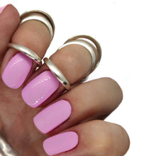 Load image into Gallery viewer, pink pastel nails nail gel polish lilac cool toned pretty spring summer manicure pale