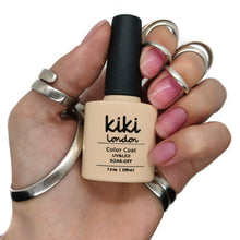 Load image into Gallery viewer, Nude pink gel polish french manicure sheer base nails natural