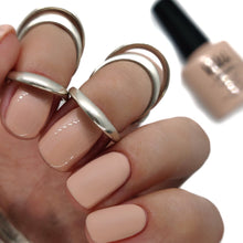 Load image into Gallery viewer, nude nails gel polish nail pale pastel light manicure natural french peach
