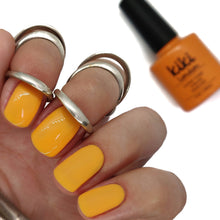 Load image into Gallery viewer, kiki london nail gel polish nails gellack gellac manicure orange pastel bright summer spring yellow mustard light