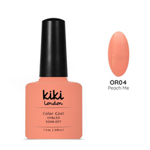 Load image into Gallery viewer, nail gel polish nails bright nude neutral natural peach orange pink pastel salmon