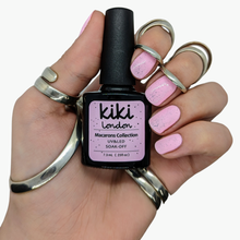 Load image into Gallery viewer, pastel baby pink gel polish speckled duck egg nails biab professional nail art summer spring holiday