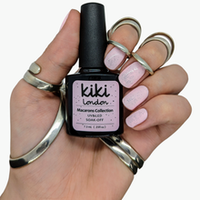Load image into Gallery viewer, marshmallow baby pink pastel gel polish cream nail art creme nails summer spring duck egg speckled macaron powder pale