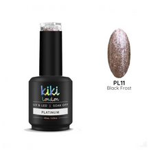 Load image into Gallery viewer, black frost gel polish nails nail glitter shimmer silver brown sparkle metallic shine high quality