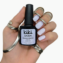 Load image into Gallery viewer, pastel purple lilac lavender gel polish nail art inspo speckled duck egg creme cream pale summer spring