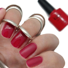 Load image into Gallery viewer, kiki london nail gel polish nails art design matte shiny long lasting uk vegan beauty bride red nails gel polish bright deep high pigment staple classic manicure
