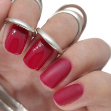 Load image into Gallery viewer, kiki london nail gel polish nails art design matte shiny long lasting uk vegan beauty bride red nails gel polish bright deep high pigment staple classic manicure