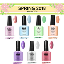 Load image into Gallery viewer, spring summer pink pastel pale pink purple green baby gel polish light