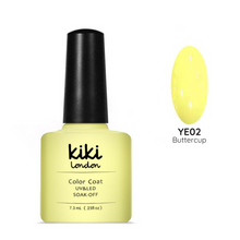 Load image into Gallery viewer, yellow gel polish nails nail manicure bright summer light lemon neon