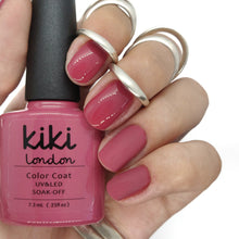 Load image into Gallery viewer, gel polish nail nails pink red classic winter autumn fall deep dark rosey creme manicure brick