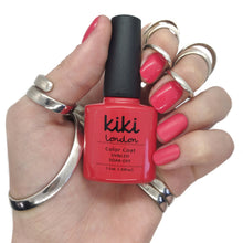 Load image into Gallery viewer, holiday nails gel polish pink red coral bright manicure gellac gellak summer spring mani hot