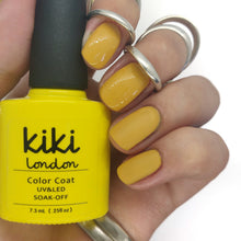 Load image into Gallery viewer, gel polish nail nails manicure yellow bright mustard fall summer muted