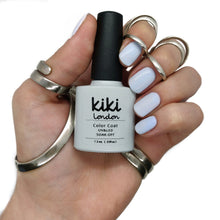 Load image into Gallery viewer, baby blue gel polish nails nail manicure pale pastel summer spring 
