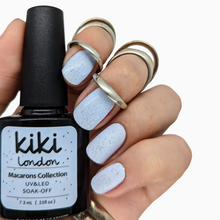 Load image into Gallery viewer, baby blue duck light creme easter new macaron creamy egg shell speckled easter pastel summer spring gel polish manicure 
