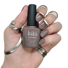 Load image into Gallery viewer, brown taupe mauve metallic shimmer purple gel polish gellack gellac manicure nail nails fall autumn dark winter festive
