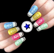 Load image into Gallery viewer, Get The Look: Nail Art: Converse Trainers (With Tutorial)

