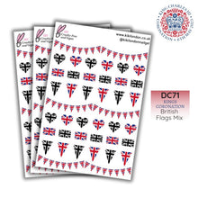 Load image into Gallery viewer, Kings Coronation British Flags Mix
