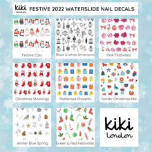 Load image into Gallery viewer, Festive 2022 Nail Decal Collection (Set of 8)
