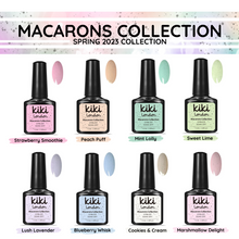 Load image into Gallery viewer, pastel purple lilac lavender gel polish nail art inspo speckled duck egg creme cream pale summer spring
