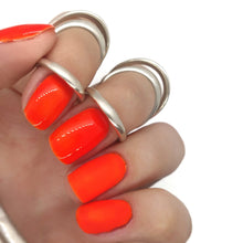 Load image into Gallery viewer, nail gel polish nails gellack gellac manicure orange bright summer coral spring neon 
