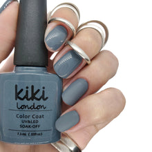 Load image into Gallery viewer, grey dark gel polish nails nail charcoal deep polish high pigment
