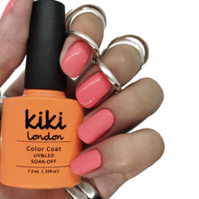 Load image into Gallery viewer, party punch nail gel nails gellack gellac manicure pink coral bright summer spring light pretty orange peach
