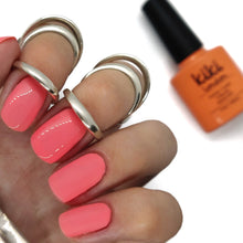 Load image into Gallery viewer, party punch nail gel nails gellack gellac manicure pink coral bright summer spring light pretty orange peach
