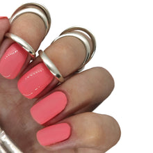 Load image into Gallery viewer, party punch nail gel nails gellack gellac manicure pink coral bright summer spring light pretty orange peach
