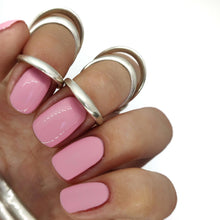 Load image into Gallery viewer, spring summer pink pastel pale muted dusk dusky rose rosey gel polish nails pretty natural neutral baby light 
