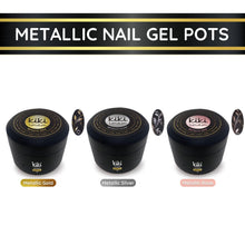 Load image into Gallery viewer, Metallic Nail Art Gel Pot Collection
