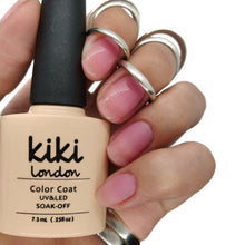 Load image into Gallery viewer, Nude pink gel polish french manicure sheer base nails natural 

