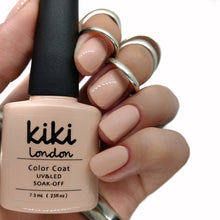 Load image into Gallery viewer, nude nails gel polish nail pale pastel light manicure natural french peach
