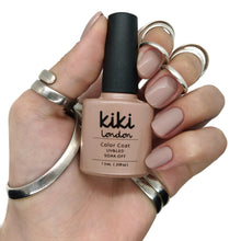 Load image into Gallery viewer, nude nails gel polish nail dark manicure natural 
