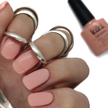 Load image into Gallery viewer, nude nails gel polish nail pale pastel light manicure natural french peach
