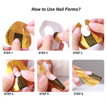 Load image into Gallery viewer, Professional Nail Form Guide 1 Roll (500pcs)
